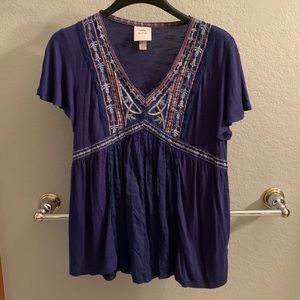 Knox Rose Embroidered Top